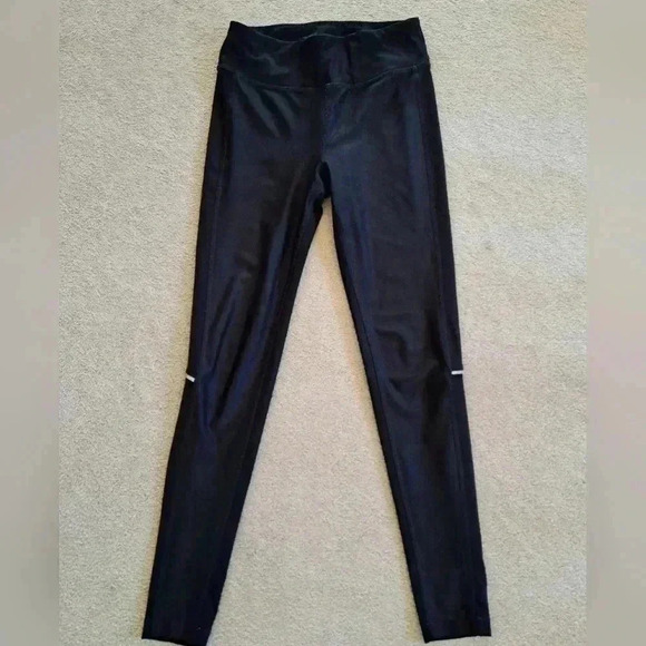 ❤️ Athletic Works  Black Leggings with Reflective Stripe Size XS - Picture 4 of 11